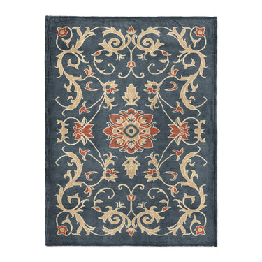 Francine Navy & Gold in Large (60" x 80") Size
