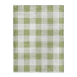 Buffalo Plaid Light Sage in Large (60" x 80") Size