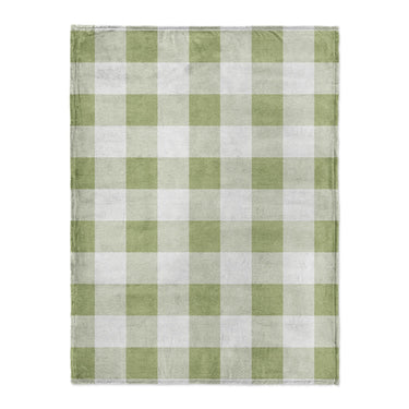 Buffalo Plaid Light Sage in Large (60" x 80") Size