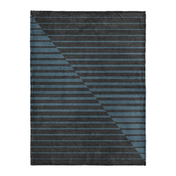 Euclid Black & Slate in Large (60" x 80") Size