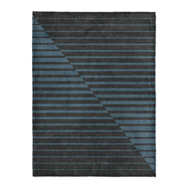 Euclid Black & Slate in Large (60" x 80") Size