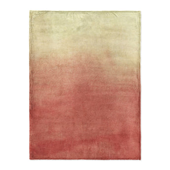 Kieran Watercolor Peach Ombre in Large (60" x 80") Size
