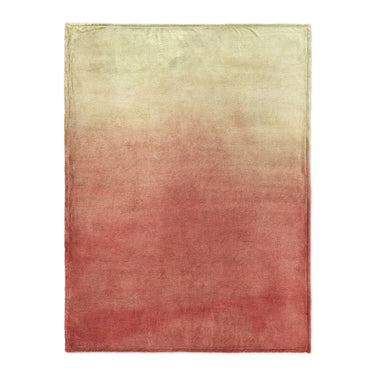 Kieran Watercolor Peach Ombre in Large (60" x 80") Size