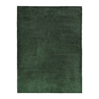 Keanu Watercolor Dark Green Ombre in Large (60" x 80") Size