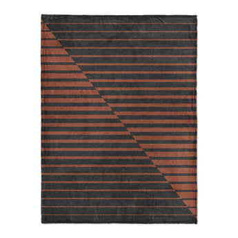 Euclid Black & Rust in Large (60" x 80") Size