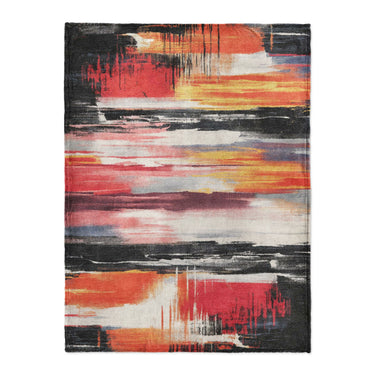 Jörgan Red & Black in Large (60" x 80") Size