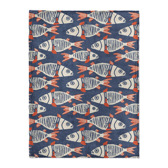 Tribal Fish in Large (60" x 80") Size