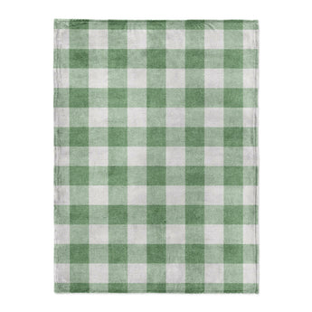 Buffalo Plaid Kelly Green in Large (60" x 80") Size