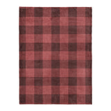 Buffalo Plaid Deep Red in Large (60" x 80") Size
