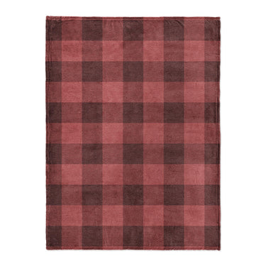 Buffalo Plaid Deep Red in Large (60" x 80") Size