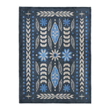 Topanga Navy & Columbia in Large (60" x 80") Size