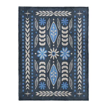 Topanga Navy & Columbia in Large (60" x 80") Size