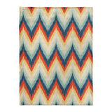 Firekaat Blue & Orange in Large (60" x 80") Size