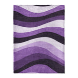 Sinuous Purple Monochrome in Large (60" x 80") Size