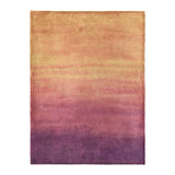 Imogen Watercolor Orange & Purple Ombre in Large (60" x 80") Size