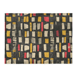 Milo Black, Red, & Yellow in Large (60" x 80") Size