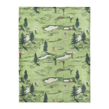 Out on the Links in Large (60" x 80") Size