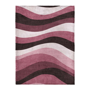 Sinuous Maroon Monochrome in Large (60" x 80") Size