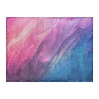 Cirrus Blue & Magenta in Large (60" x 80") Size