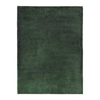 Keanu Watercolor Dark Green Ombre in Large (60" x 80") Size