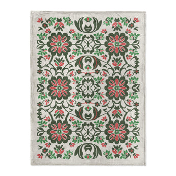 Georgiana Green & Deep Cerise in Large (60" x 80") Size