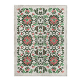 Georgiana Green & Deep Cerise in Large (60" x 80") Size