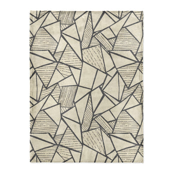 Harlan Ivory & Black in Large (60" x 80") Size