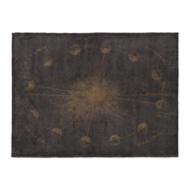 Equinox Brown & Gold in Large (60" x 80") Size