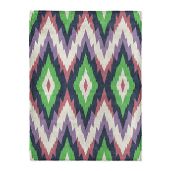 Dyani Eggplant & Matcha in Large (60" x 80") Size