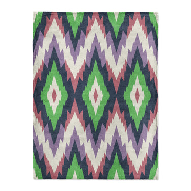Dyani Eggplant & Matcha in Large (60" x 80") Size