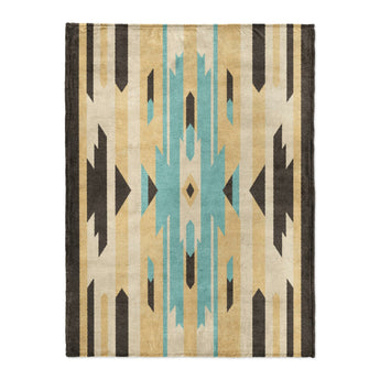 Jessa Blue & Ivory in Large (60" x 80") Size