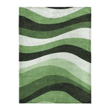 Sinuous Green Monochrome in Large (60" x 80") Size