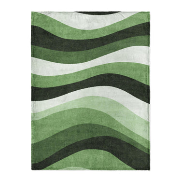 Sinuous Green Monochrome in Large (60" x 80") Size