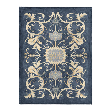 Belinda Navy & Ivory in Large (60" x 80") Size