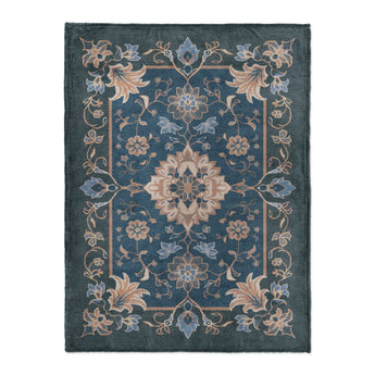 Miriam Navy & Gold in Large (60" x 80") Size