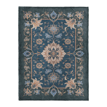 Miriam Navy & Gold in Large (60" x 80") Size