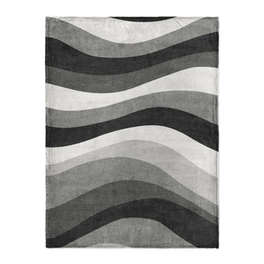 Sinuous Grey Monochrome in Large (60" x 80") Size