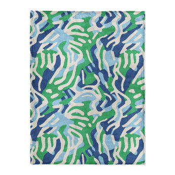 Leonardo Blue Green in Large (60" x 80") Size