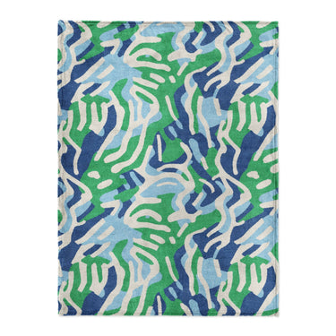 Leonardo Blue Green in Large (60" x 80") Size