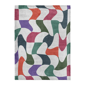 Twyla Checkered Multicolor in Large (60" x 80") Size