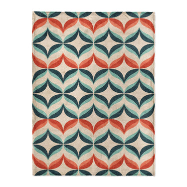 Jasper Blue & Red in Large (60" x 80") Size