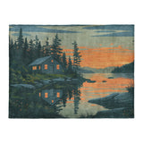 Adirondack Lakeside Cabin in Large (60" x 80") Size