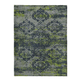 Jonah Navy & Chartreuse in Large (60" x 80") Size