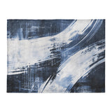 Emil Navy Blue in Large (60" x 80") Size