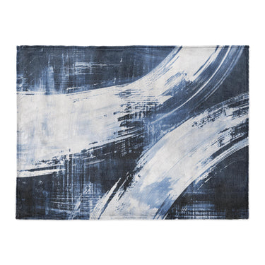 Emil Navy Blue in Large (60" x 80") Size