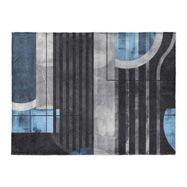 Gordian Dark Blue in Large (60" x 80") Size