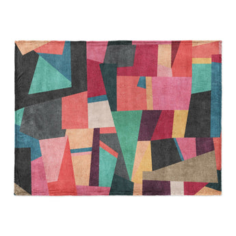 Baxter Pink Multicolor in Large (60" x 80") Size