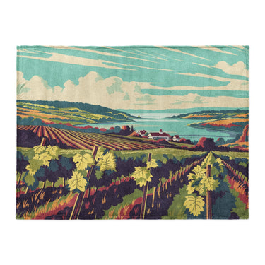 Finger Lakes Vineyard in Large (60" x 80") Size