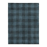 Buffalo Plaid Dark Navy in Large (60" x 80") Size