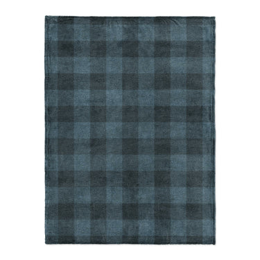 Buffalo Plaid Dark Navy in Large (60" x 80") Size